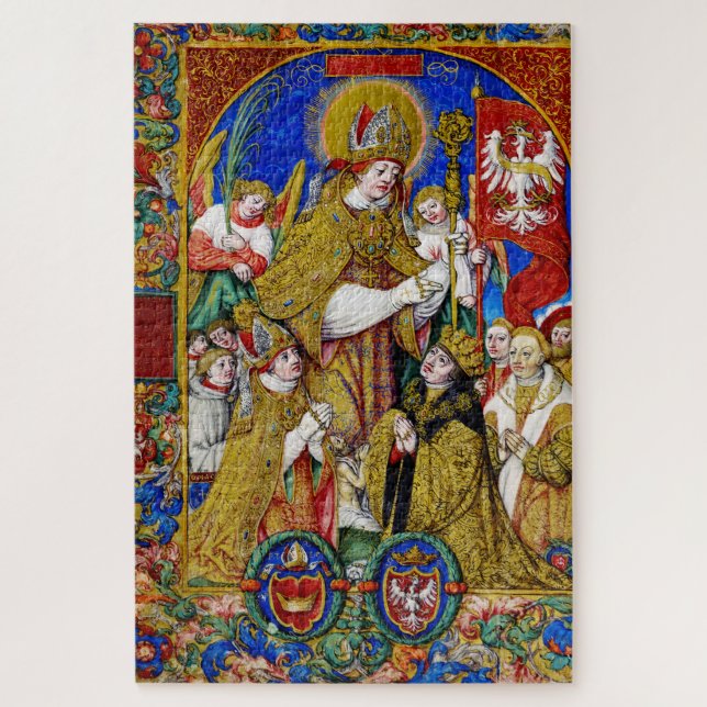 Saint Stanislaus Bishop and Martyr Jigsaw Puzzle (Vertical)