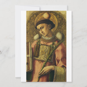 Saint Stephen Apostle of the Seventy Protomartyr Invitation