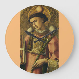 Saint Stephen Apostle of the Seventy Protomartyr Large Clock