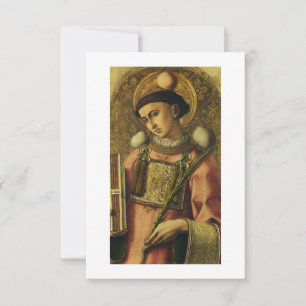 Saint Stephen Apostle of the Seventy Protomartyr Thank You Card