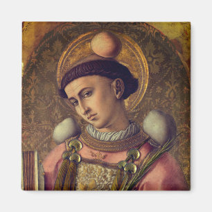 Saint Stephen (by Carlo Crivelli, 1476) Magnet