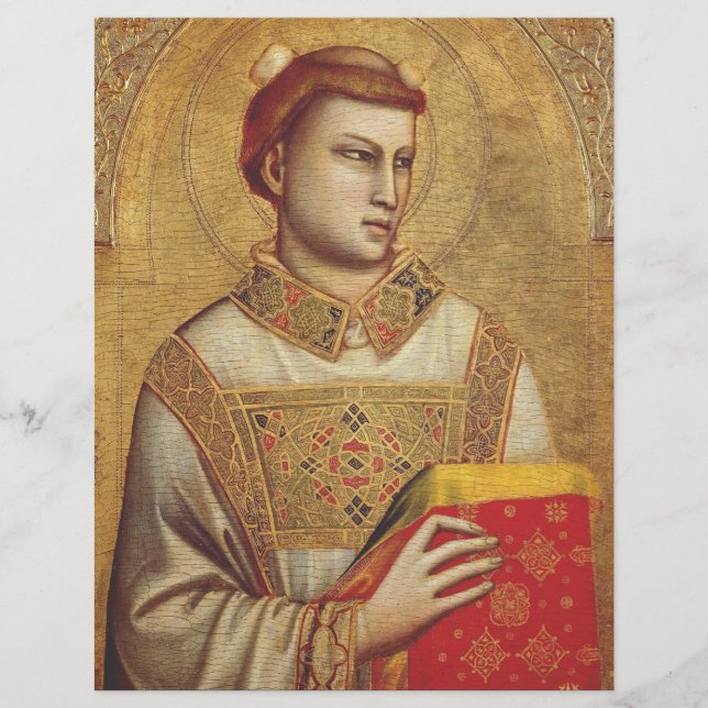 Saint Stephen by Giotto Flyer (Front)