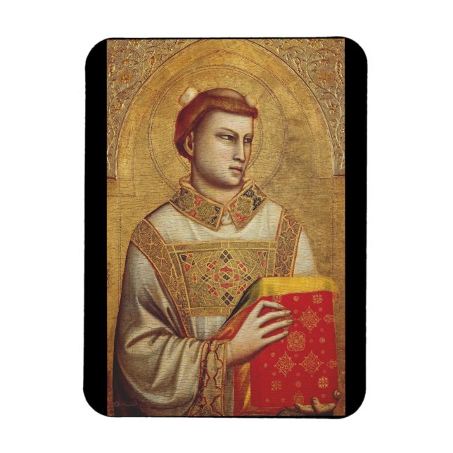 Saint Stephen by Giotto Magnet (Vertical)