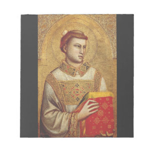 Saint Stephen by Giotto Notepad