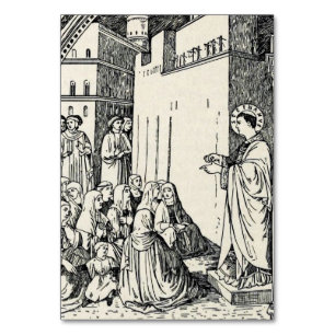Saint Stephen Preaching by Fra Angelico Table Number