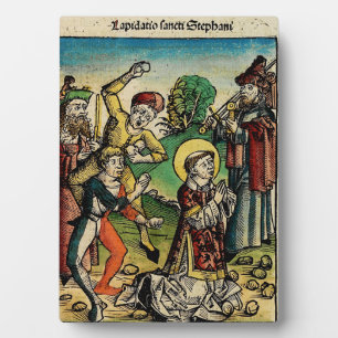 Saint Stephen Protomartyr First Martyr Plaque