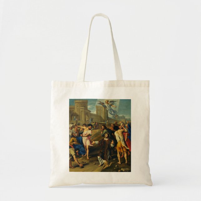 Saint Stephen the Protomartyr Art Iconography Tote Bag (Front)