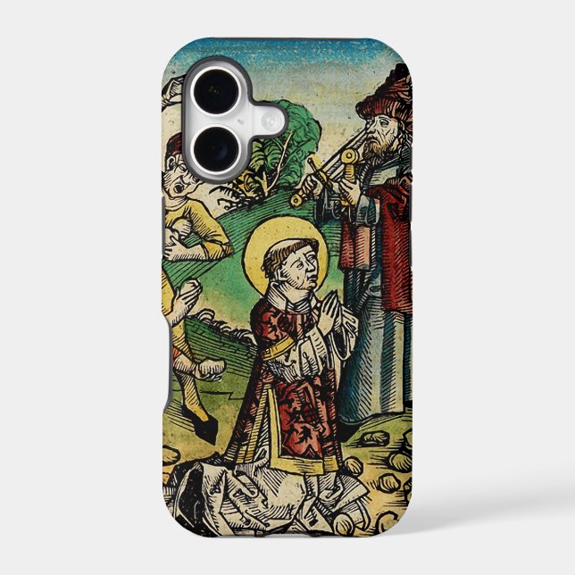 Saint Stephen the Protomartyr Fine Art Iconography (Back)