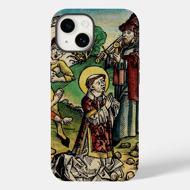 Saint Stephen the Protomartyr Fine Art Iconography Case-Mate iPhone Case (Back)