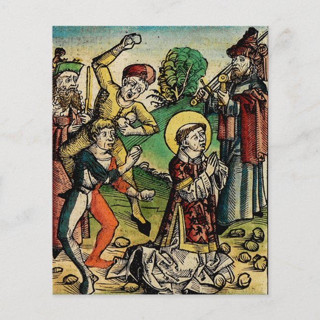 Saint Stephen the Protomartyr Fine Art Iconography Flyer (Front)
