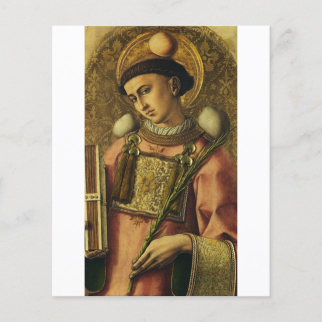 Saint Stephen the Protomartyr Fine Art Iconography Flyer (Front)