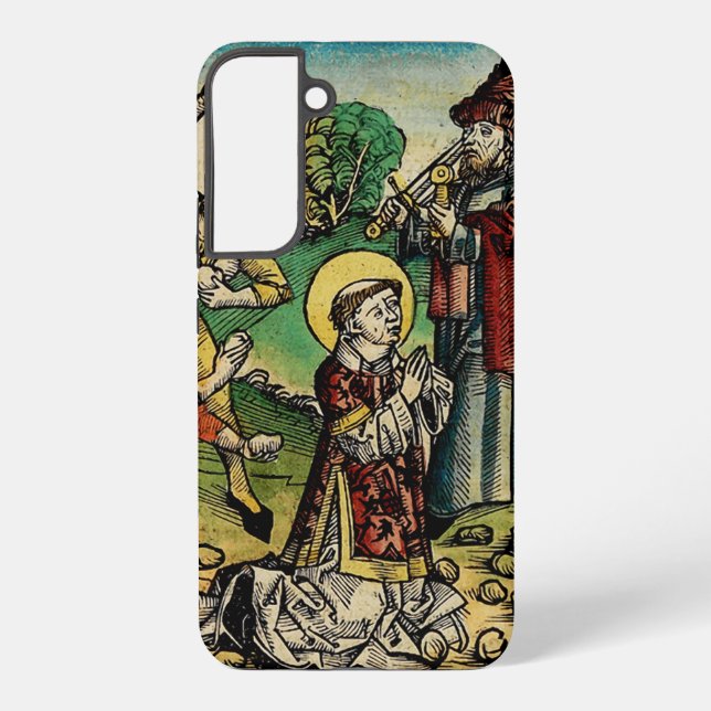 Saint Stephen the Protomartyr Fine Art Iconography Samsung Galaxy S22+ Case (Back)