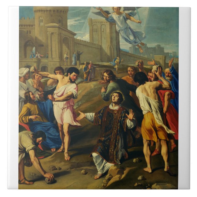 Saint Stephen the Protomartyr Fine Art Iconography Tile (Front)