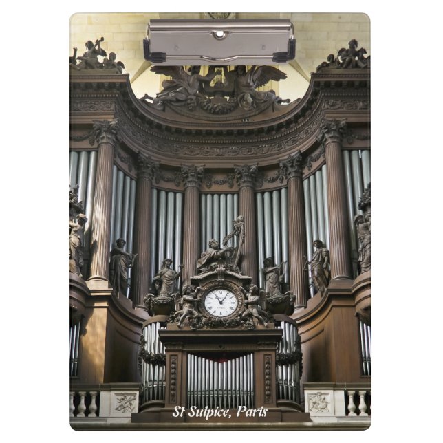Saint Sulpice organ, Paris Clipboard (Front)