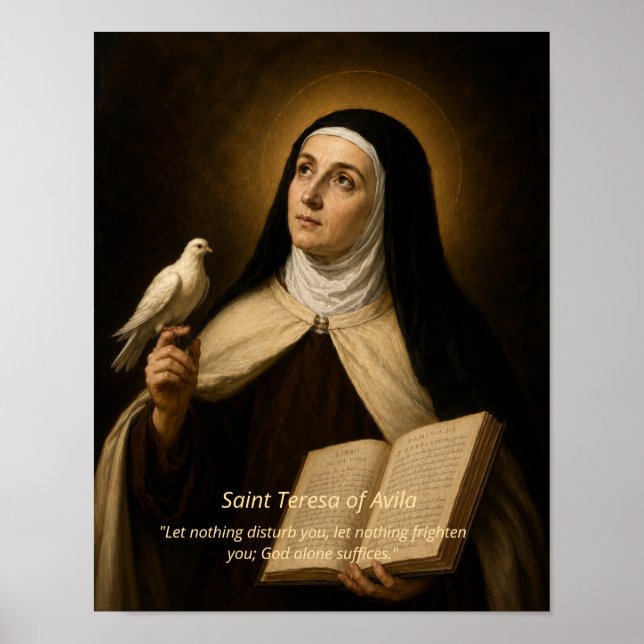 Saint Teresa of Avila Art Print (Front)