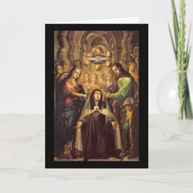 saint teresa of avila card (Front)