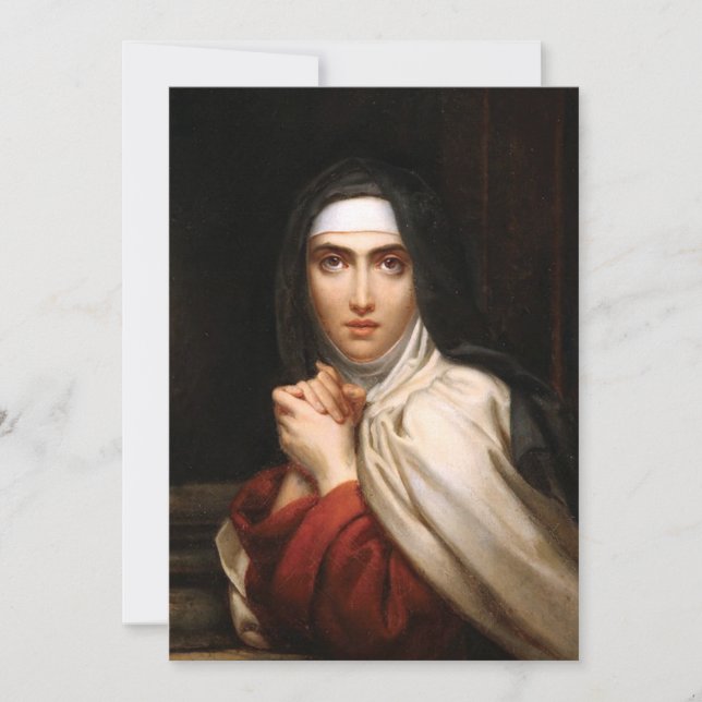 Saint Teresa of Jesus Holiday Card (Front)