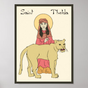 Saint Thekla Poster