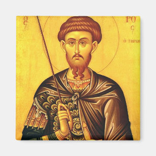 Saint Theodore Tiron orthodox icon Magnet