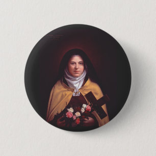 Saint Therese of Lisieux 6 Cm Round Badge