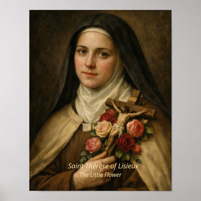 Saint Thérèse of Lisieux Art Print (Front)