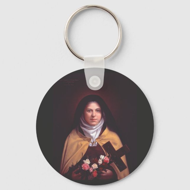 Saint Therese of Lisieux Key Ring (Front)