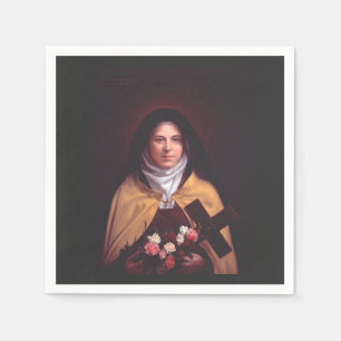 Saint Therese of Lisieux Napkin