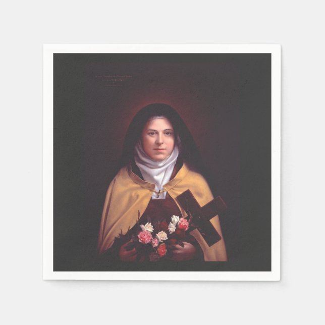 Saint Therese of Lisieux Napkin (Front)