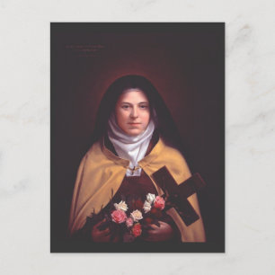 Saint Therese of Lisieux Postcard