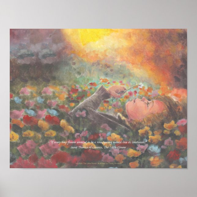 Saint Thérèse of Lisieux poster (Front)