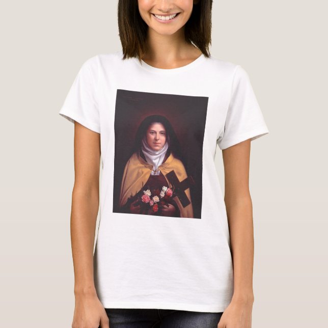 Saint Therese of Lisieux T-Shirt (Front)