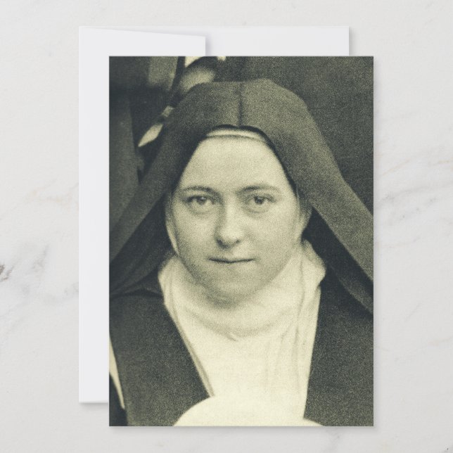 Saint Therese of the Child Jesus and the Holy Face Invitation (Front)