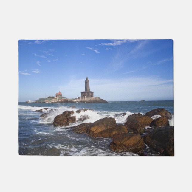 Saint Thiruvalluvar Statue | Tamil Nadu, India Doormat (Front)