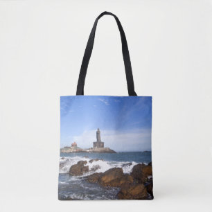 Saint Thiruvalluvar Statue Tamil Nadu, India Tote Bag