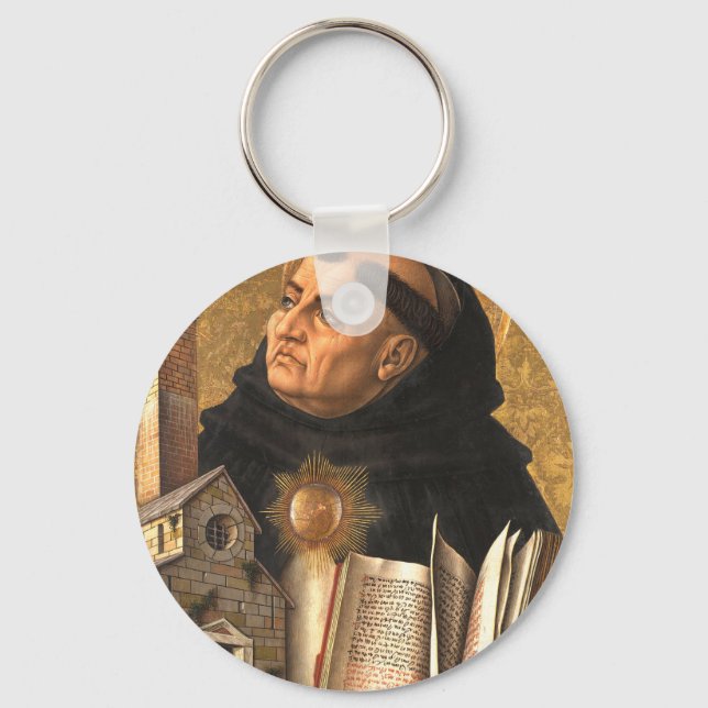 Saint Thomas Aquinas Key Ring (Front)