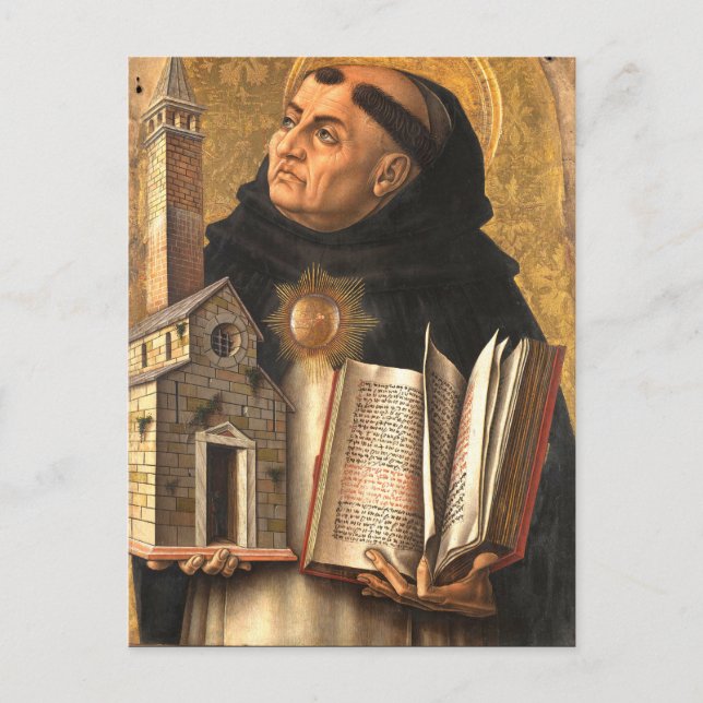 Saint Thomas Aquinas Postcard (Front)