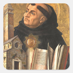 Saint Thomas Aquinas Square Sticker