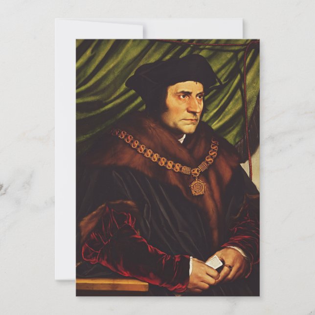 Saint Thomas More  Thank You Card (Front)