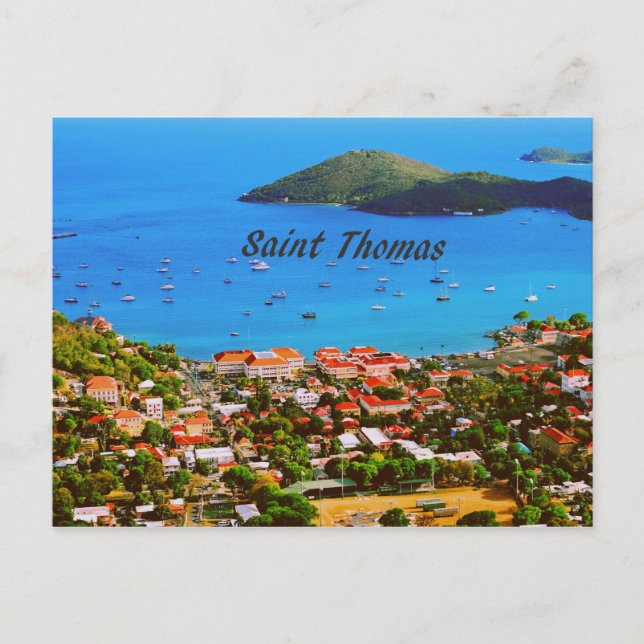 Saint Thomas U.S.V.I. Postcard (Front)