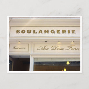 saint tropez boulangerie postcard