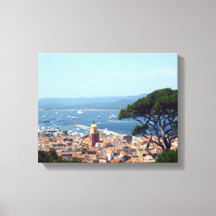 saint tropez canvas print