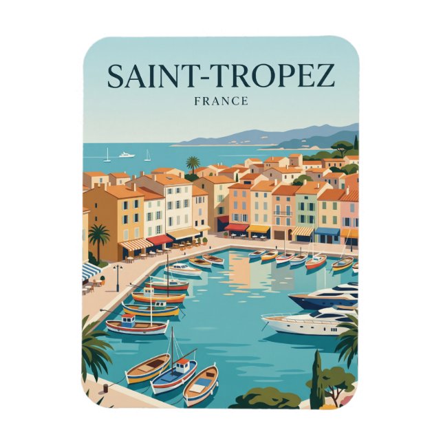 Saint-Tropez France Magnet (Vertical)