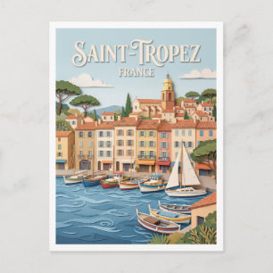 Saint-Tropez France Postcard