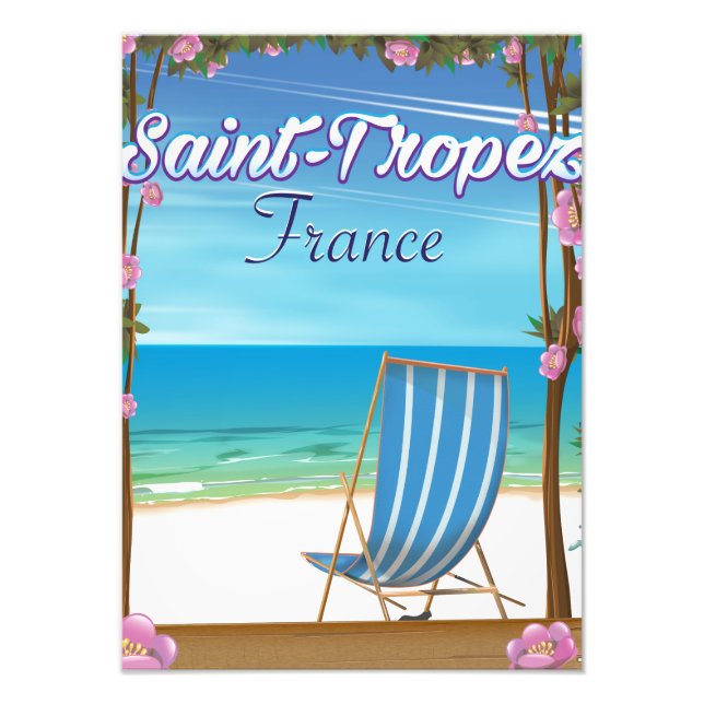 Saint-Tropez France Travel poster (Front)