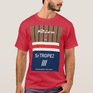 Saint Tropez Riva Aquarama Italy Motorboat Yachtin T-Shirt