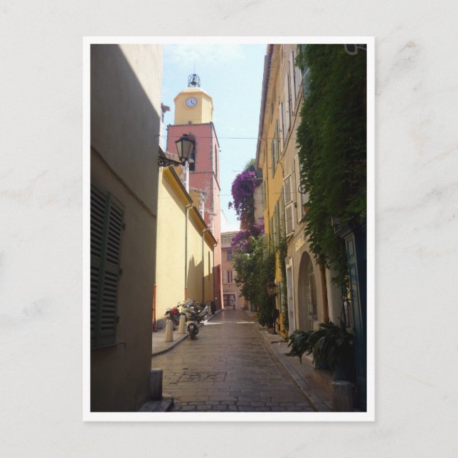 saint tropez street postcard (Front)