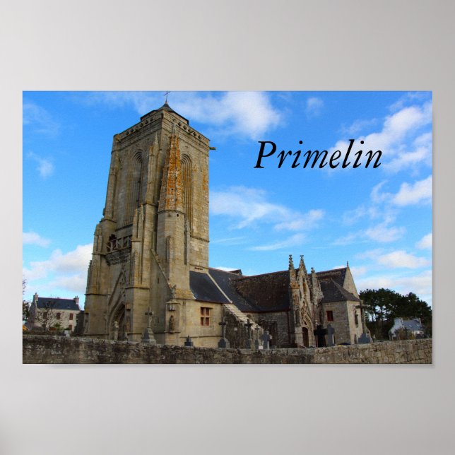 Saint Tugen chapel in Primelin Poster (Front)