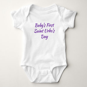 Saint Urho's Day Finnish Baby One-Piece (White) Baby Bodysuit