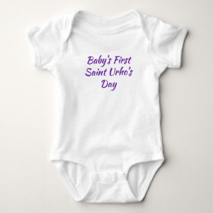 Saint Urho's Day Finnish Baby One-Piece (White) Bodysuit