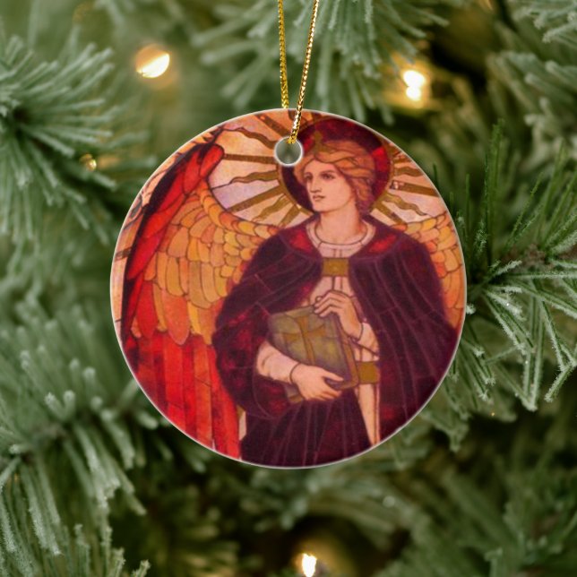 Saint Uriel Ceramic Tree Decoration (Tree)